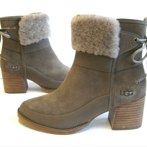 Ugg kicked zip up ankle boots - Picture 7 of 10